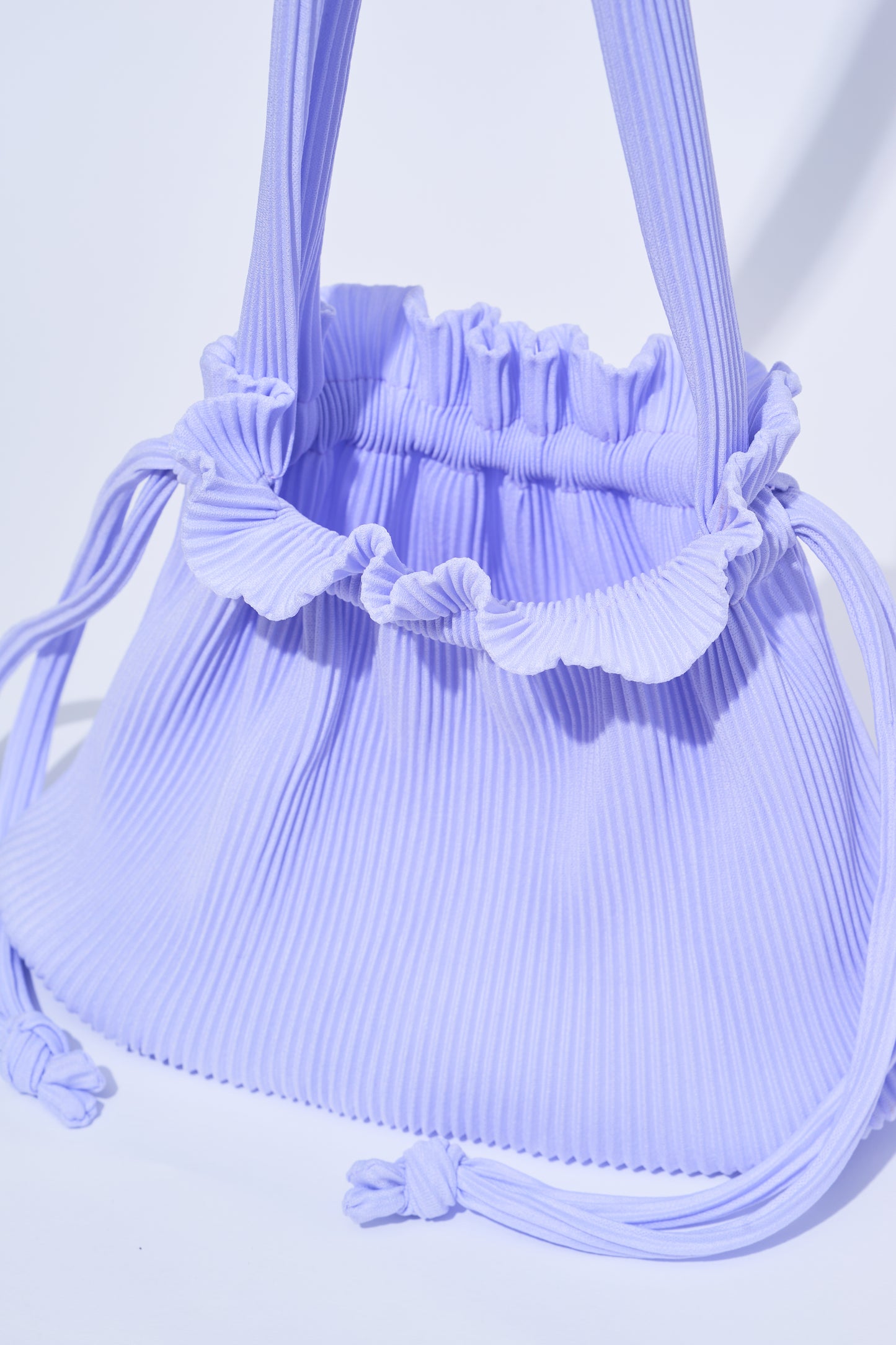 Pleated Dumpling Bag - Lavender