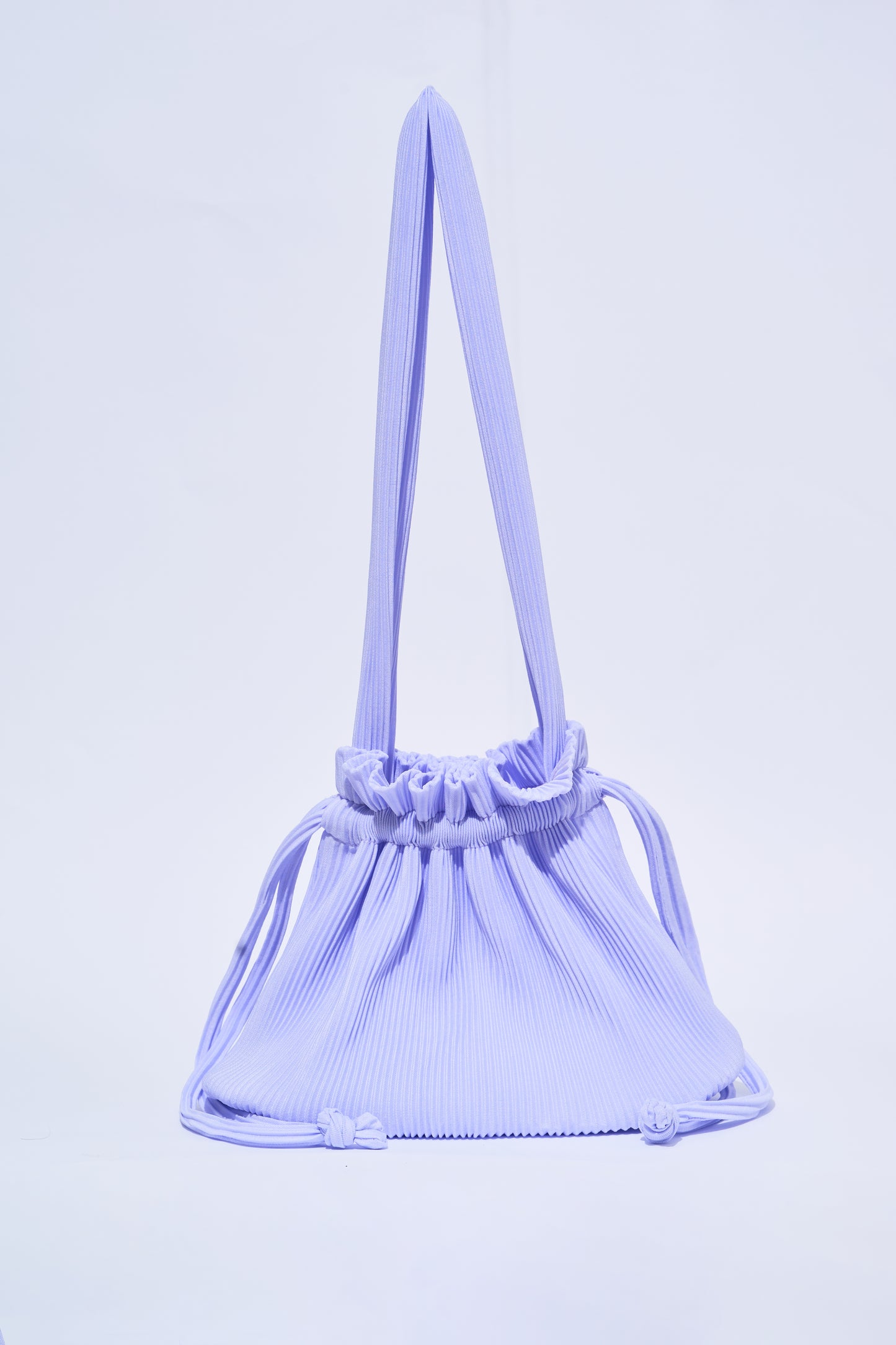Pleated Dumpling Bag - Lavender