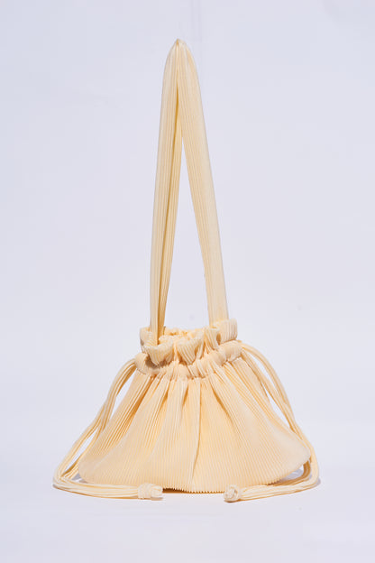 Pleated Dumpling Bag - Sunshine