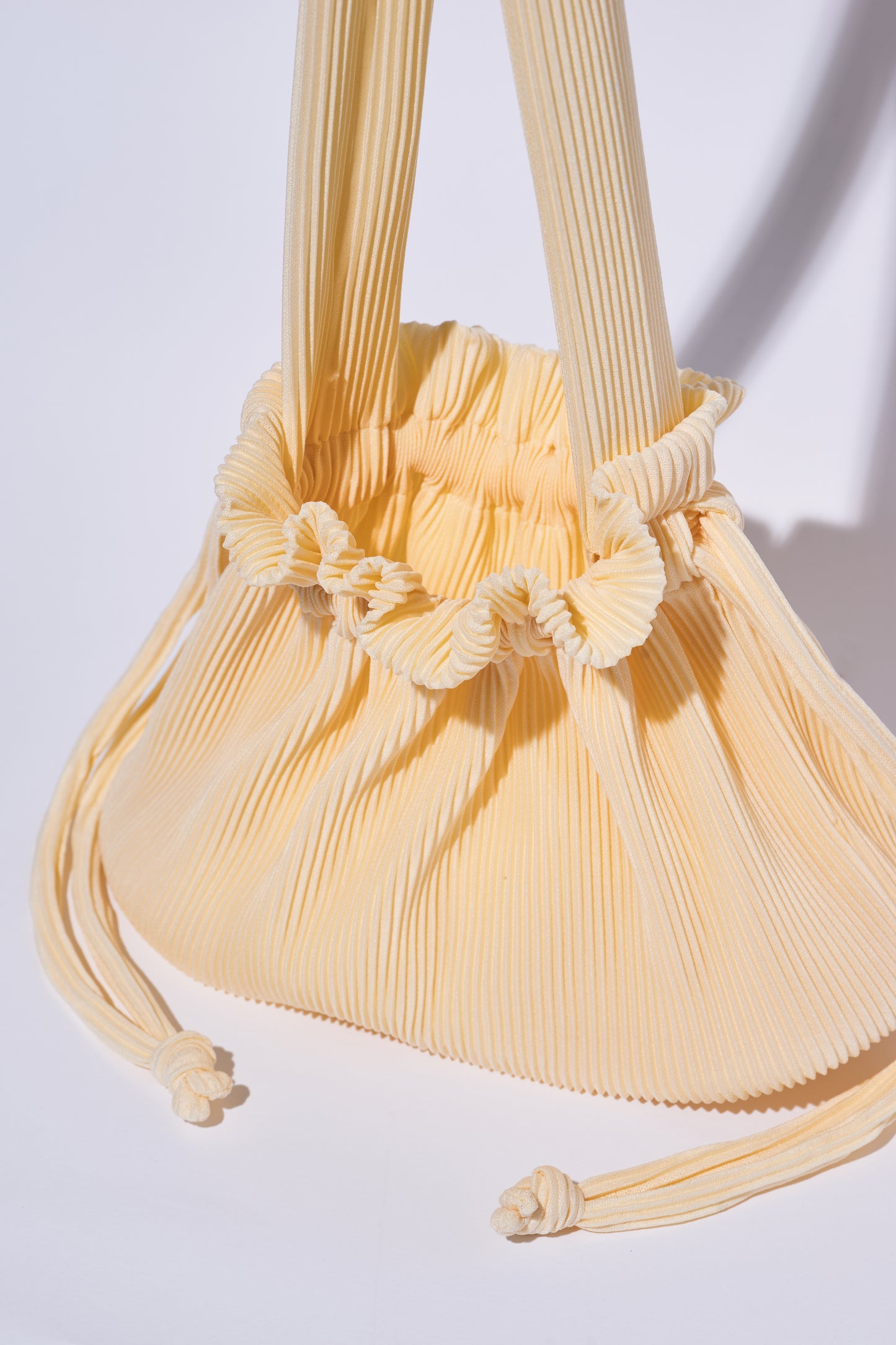 Pleated Dumpling Bag - Sunshine