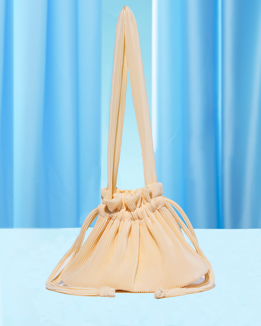 Pleated Dumpling Bag - Sunshine